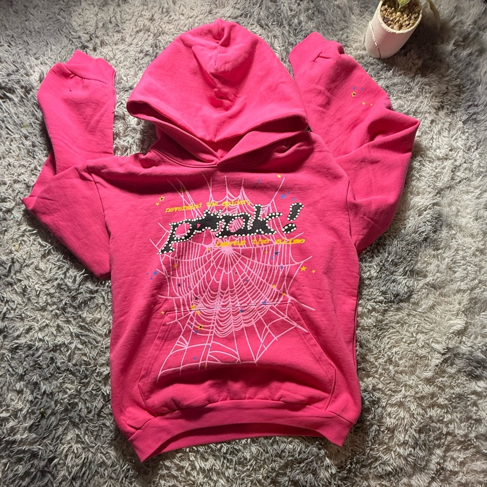 Sp5der P*nk Hoodie 'Pink'